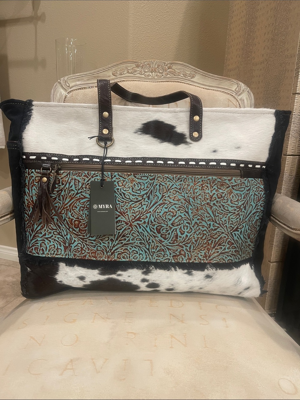 Myra Bag-Seagrass Weekender /
Actual Bag